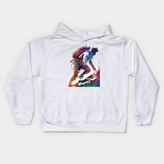 Mountaineer sport art #sport Kids Hoodie by JBJart